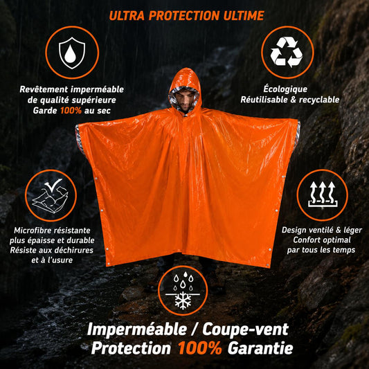 Poncho de Pluie Compact Voyage