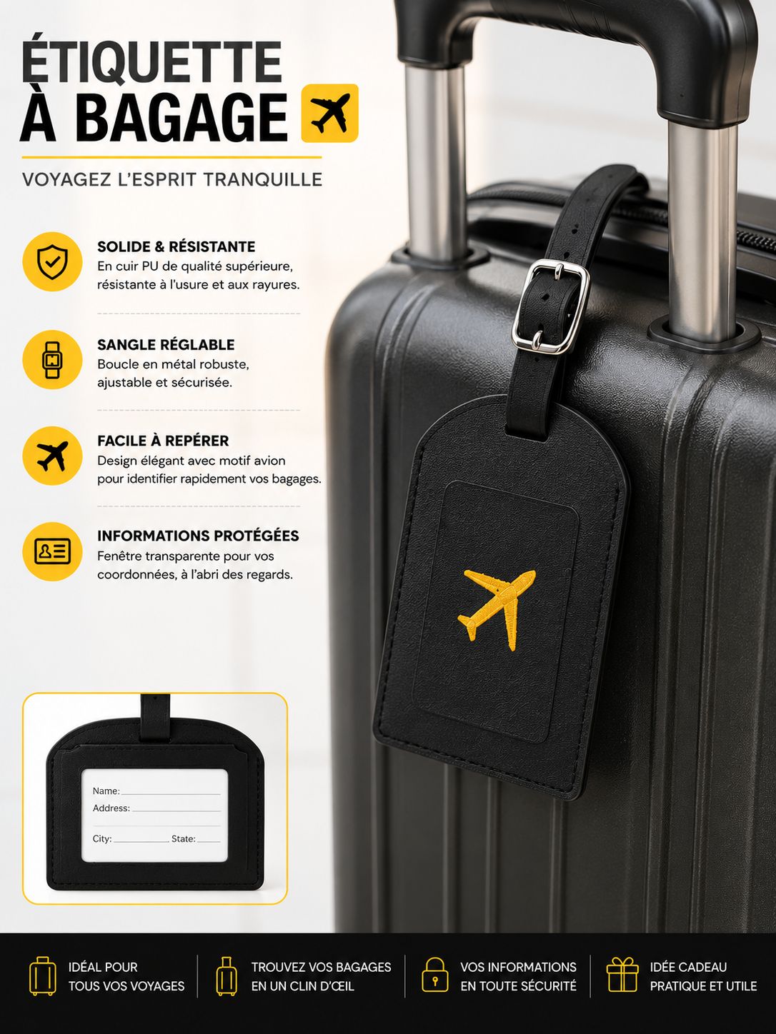 Étiquette de Valise