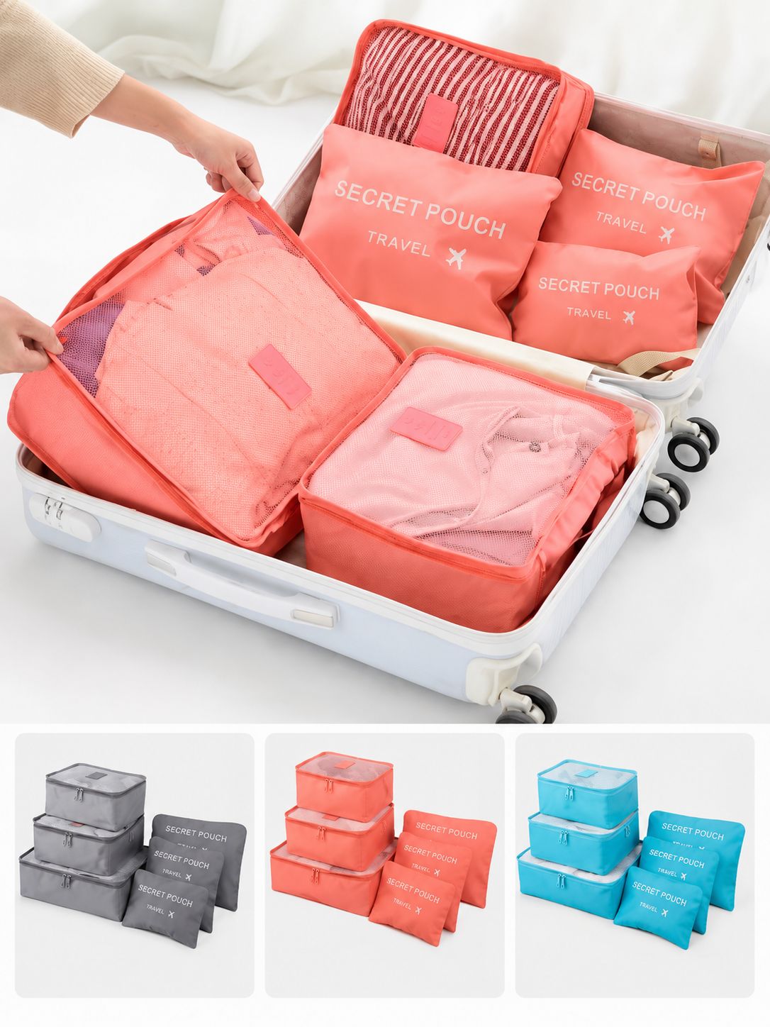 Organisateur de Valise 6 Pièces